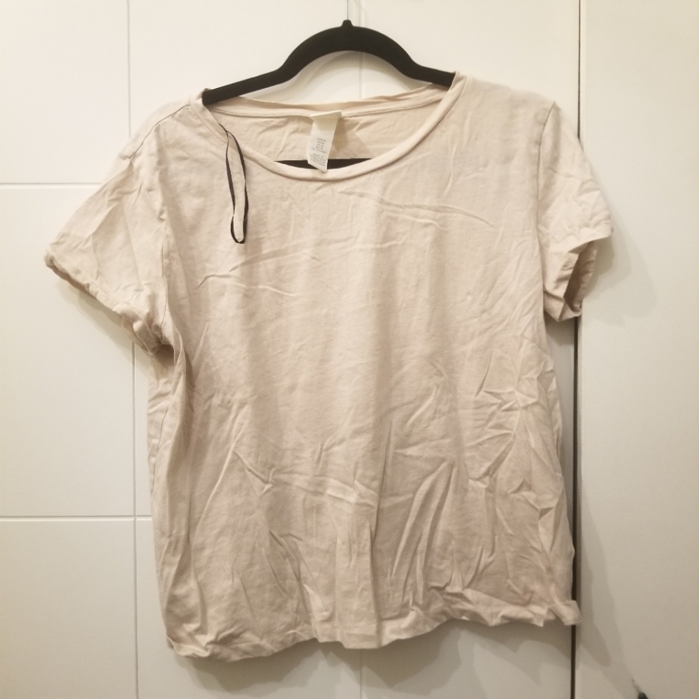 H&M Basics Beige Top